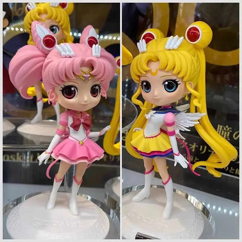 

Original Anime Sailor Moon Q Post Eternal Sailor Mercury Chibiusa Chiba Mamoru Pvc Action Model Figures Toys Kids Birthday Gifts