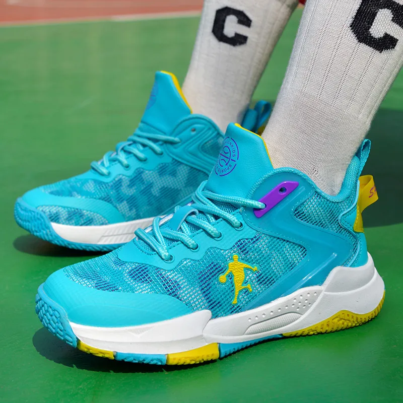 Brand Fashion Printed Children\'s Basketball Shoes Size 31-40 Professional Sneakers Basket Child Platform Sports Shoes Teenagers