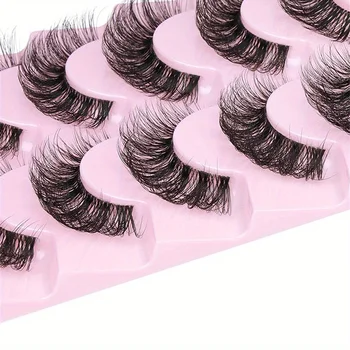 3Boxes(30Pairs) False Eyelashes 6D Super Fluffy Wispy Fake Eyelashes Cat Eye Effect Dramatic Lashes Eyelash Extension Makeup 2