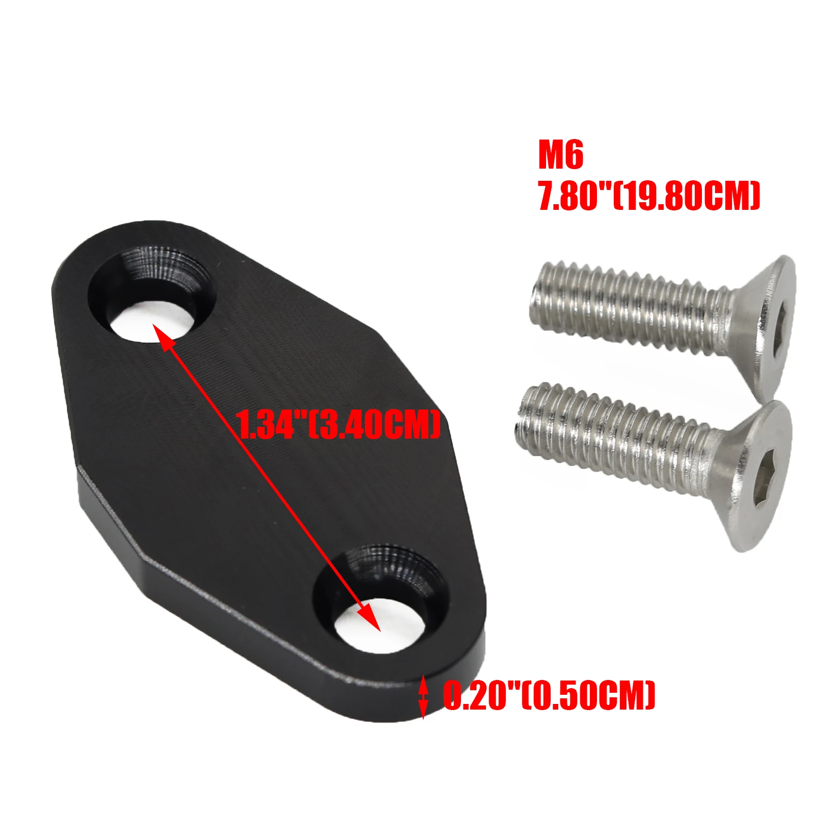 Aluminium Alloy Blanking Plate DIY Aluminium Alloy Block Blanking Off Plate SAI Delete Block Off Plate For 1.8T Volkswagen Audi MK4 Golf Jetta TT A4 B5 B6