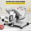 Commercial Meat Slicer, 200W Electric Deli Food Slicer, 1200RPM Meat Slicer with 8.7“ Chromium-plated Steel Blade, 0-12mm Adjust 2