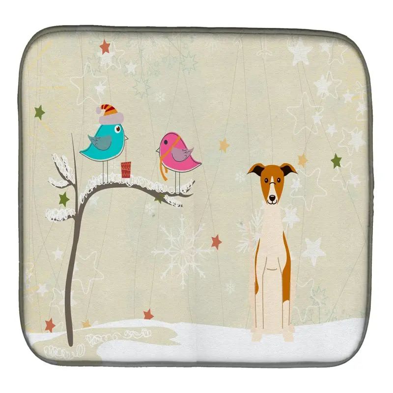

Presents between Friends Whippet Dish Drying Mat Table protector Coaster set Coaster cup mat star Kitchen absorbent mat Cute car