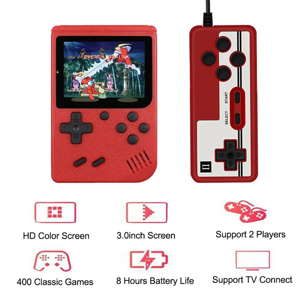 400in1VideoGameConsoleRetroPortableMiniHandheldGame30Inch