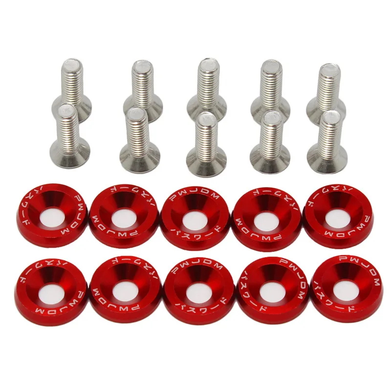Car screws JDM M6 single-layer decoration universal Screw Gasket