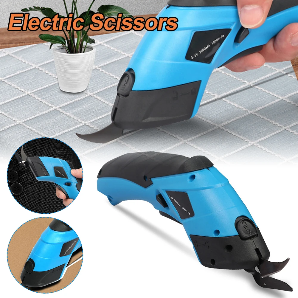 ElectricScissorsClothCuttingMachineLithiumChargingLeatherSewing