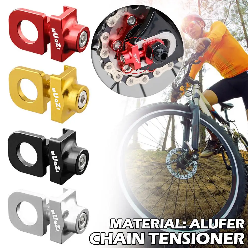 

Hot sale New Bicycle Chain Adjuster Tensioner Fastener Aluminum Alloy Bolt For BMX Fixie Bike Single speed Bicycle Bolt Scr Z3U9