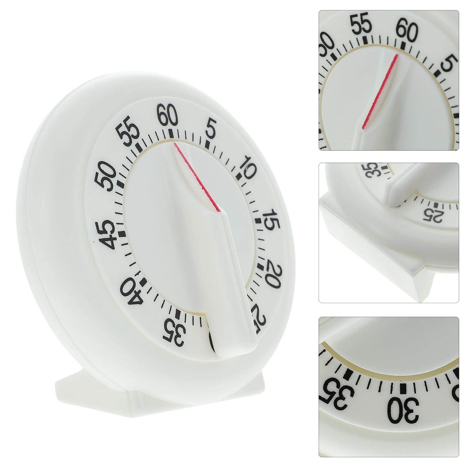 

Mechanical Kitchen Timer 60-Minute Visual Countdown Reminder for Time Management in Classroom, Study, Exercise, Baking