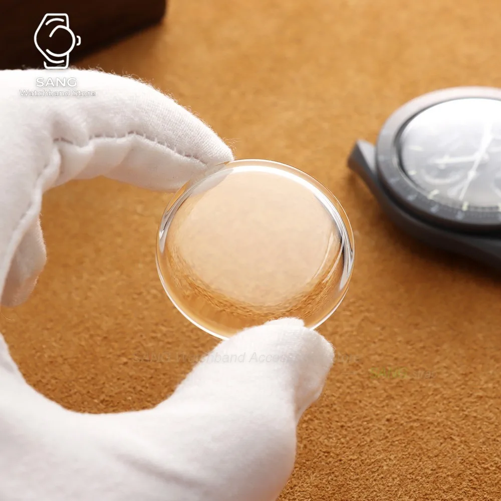 High-Quality Transparent Glass Watch Mirror - Clear Coated Repair Accessory
