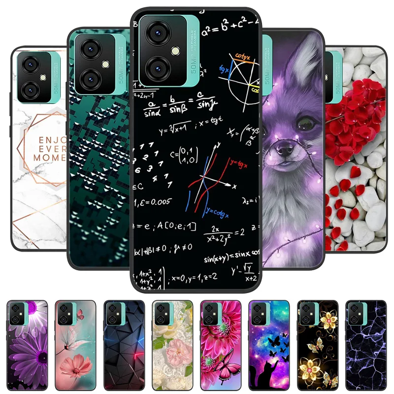 Per Blackview Oscal C70 Custodia Silicone Soft Lions Cat Black Bumper Funda Coque Per Blackview Oscal C80 C60 C70 Borsa Protettiva