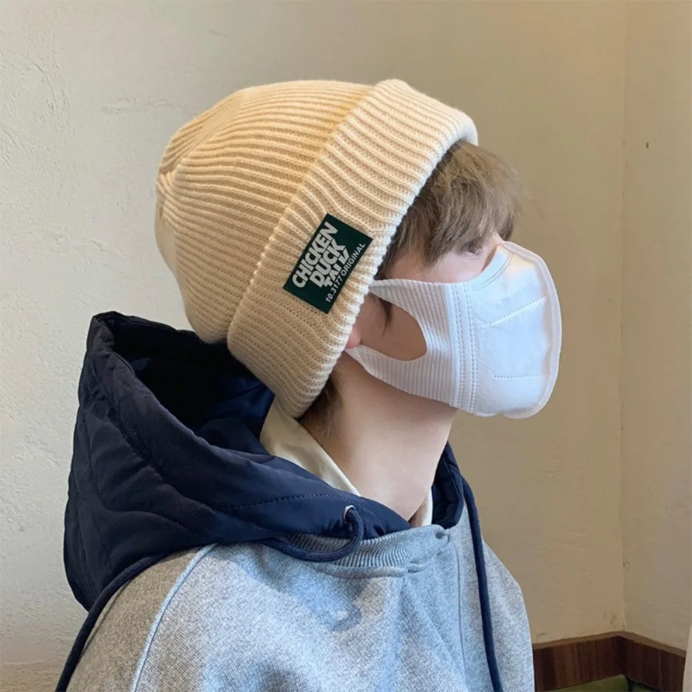 High Quality American Street Style Knitted Hats Warm Unisex Ear Protection Hat Brimless Hat - Image 3