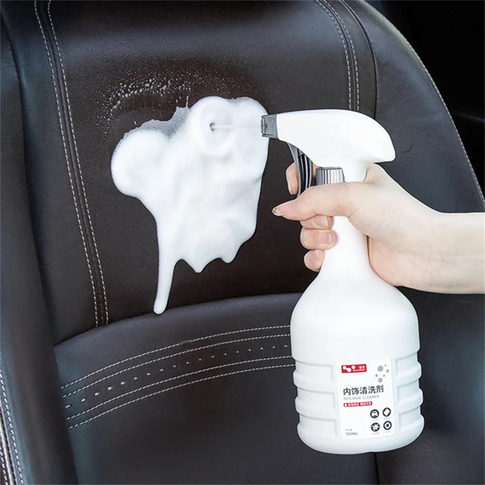 Leather Cleaner For Car 500ml Effective Car Interior Cleaner Leather Car  Seat Cleaner Car Cleaning Supplies For Cars Motorcycles - AliExpress