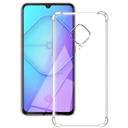 Clear Silicone Soft Protective Back Cover Case - Shockproof Coque for Vivo V17 Russia (Shockproof Case)