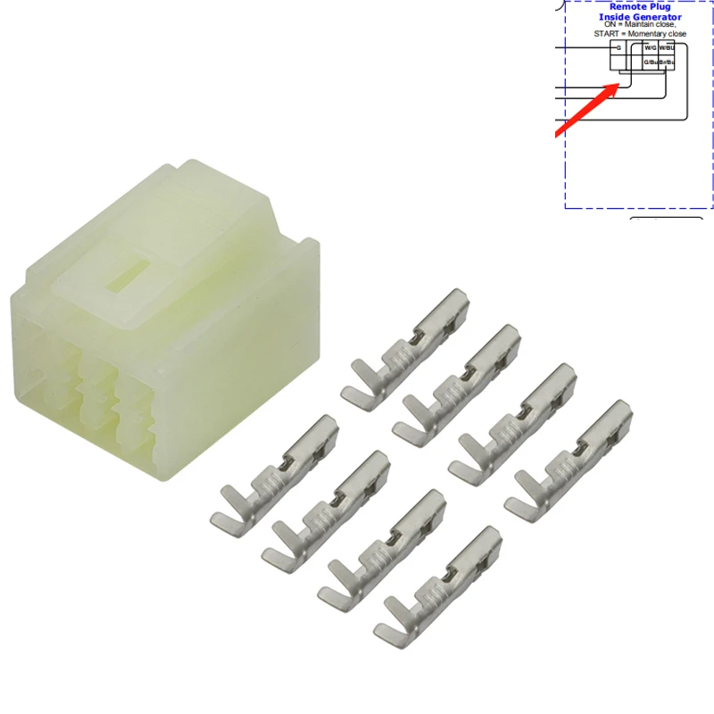 Remote Start Control Connector Kit Connector Pins Diagram Set