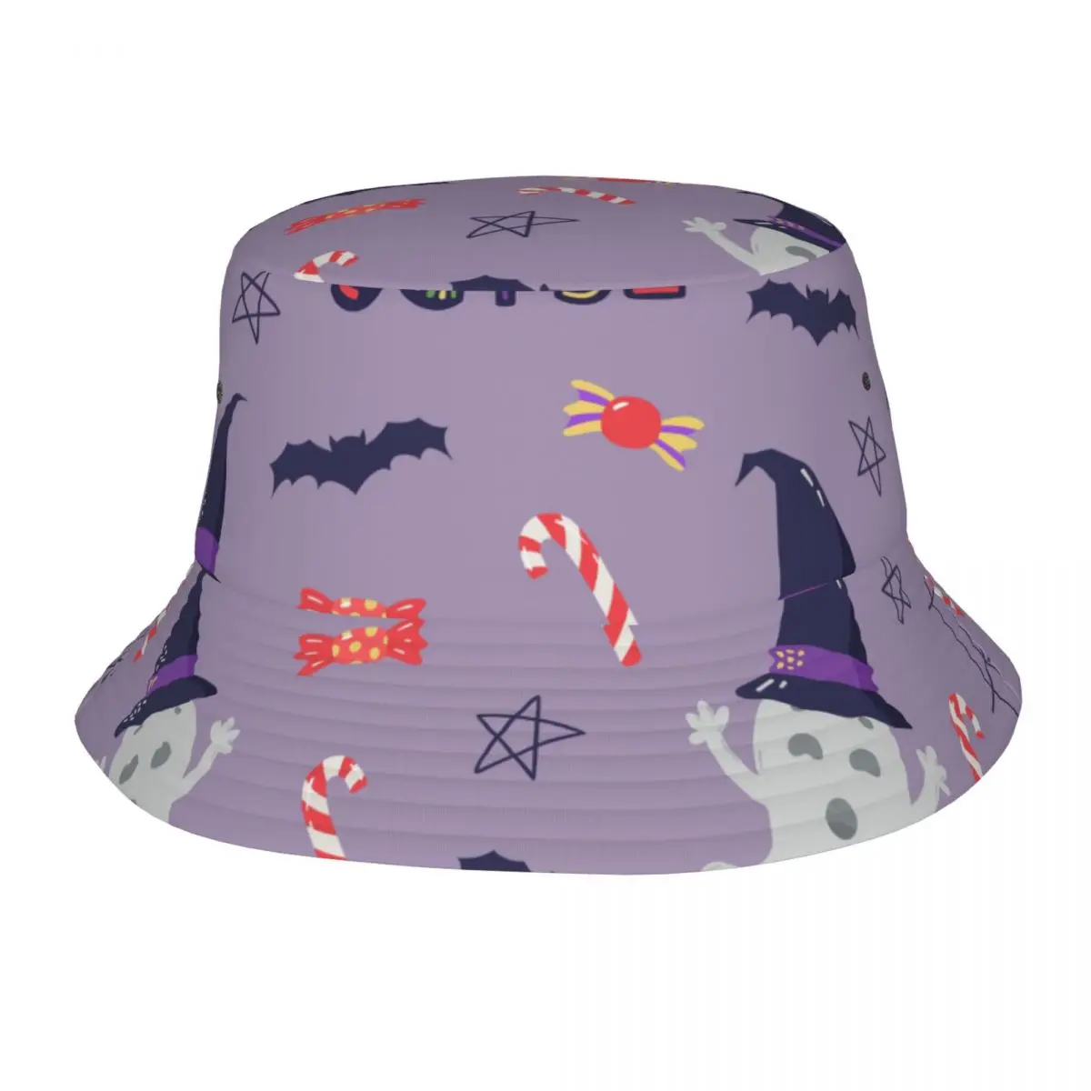 

Halloween Ghosts Hat Fashion Sun Cap Outdoor Fisherman Hat for Women and Men Teens Beach Caps Fishing Cap