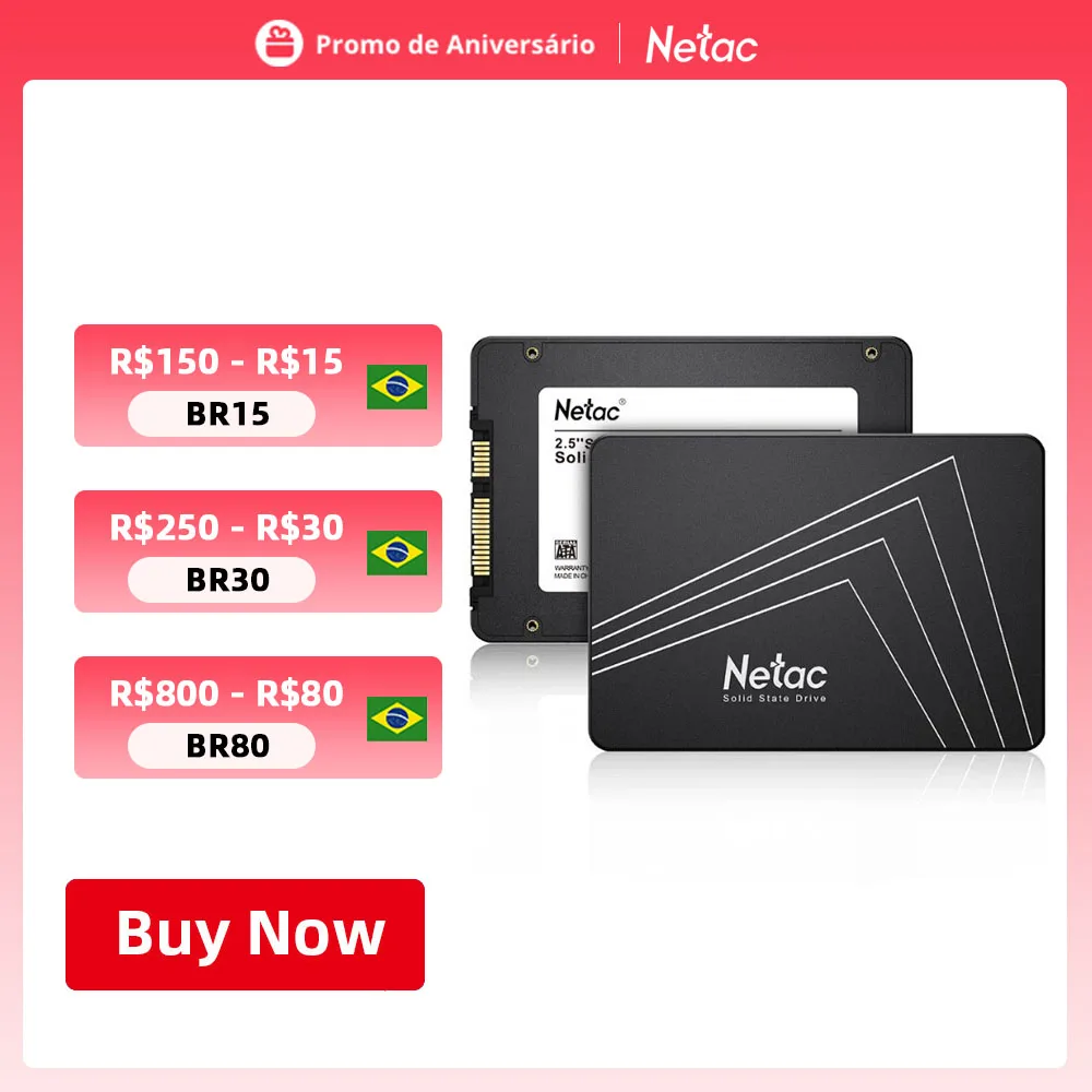 Tanio Netac SSD 1tb 500gb SATA SATA3 SSD