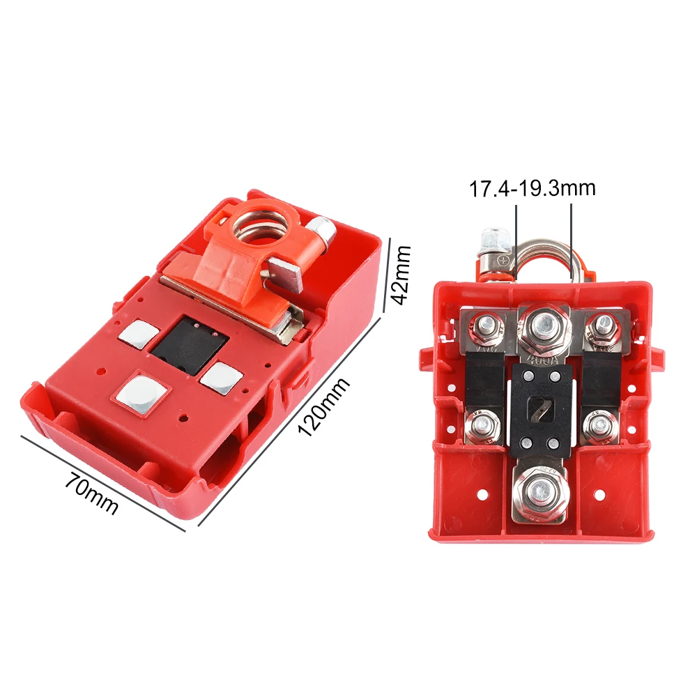 32V 400A Car Battery Terminal Connectors Positive Negative Auto Car Marine Battery Terminal Connectors Shims