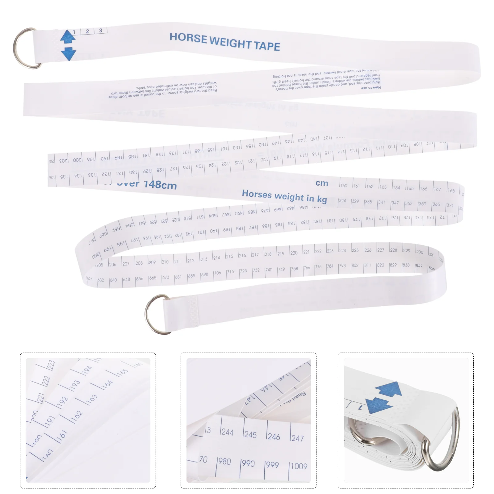 

Horse Weight Measuring Tape Professional Measure Equipment Bust Height Convenient Pvc Flexible