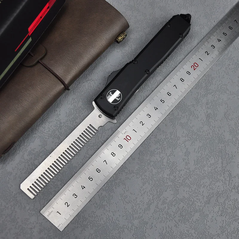 UTX UT 85 Series Micro OTF TechKnife Ultra M390 Blade Camping Outdoor Self Defense Pocketknives CNC Aluminum Handle EDC Tools 4