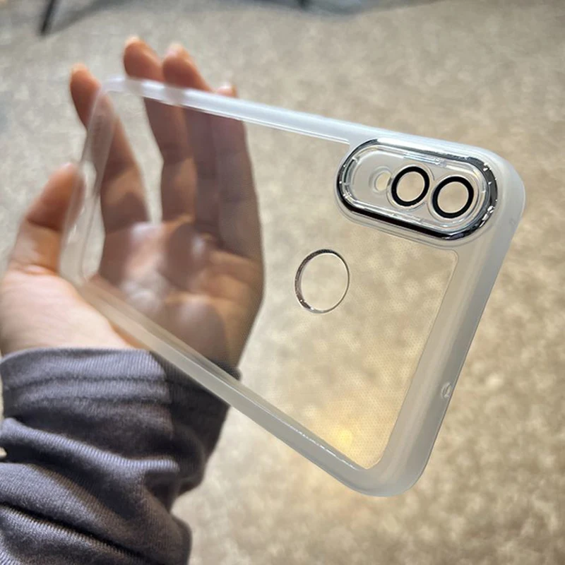 Luxury Soft Bumper Clear Back Phone Case
