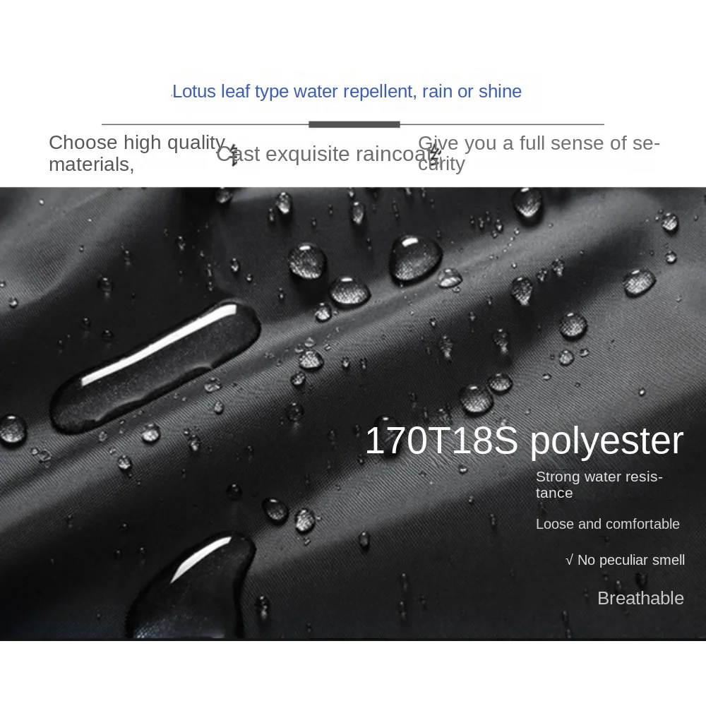 Regenmantel- und Regenhosen-Set – Ganzkörperschutz bei Regenwetter, geeignet für E-Bikes und Motorräder_voghion.com