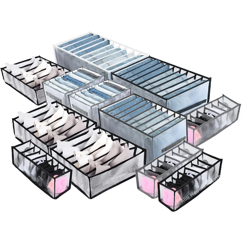 Underwear Storage Box Organizer Wardrobe Clothing Drawer For Socks Scarf Underwear