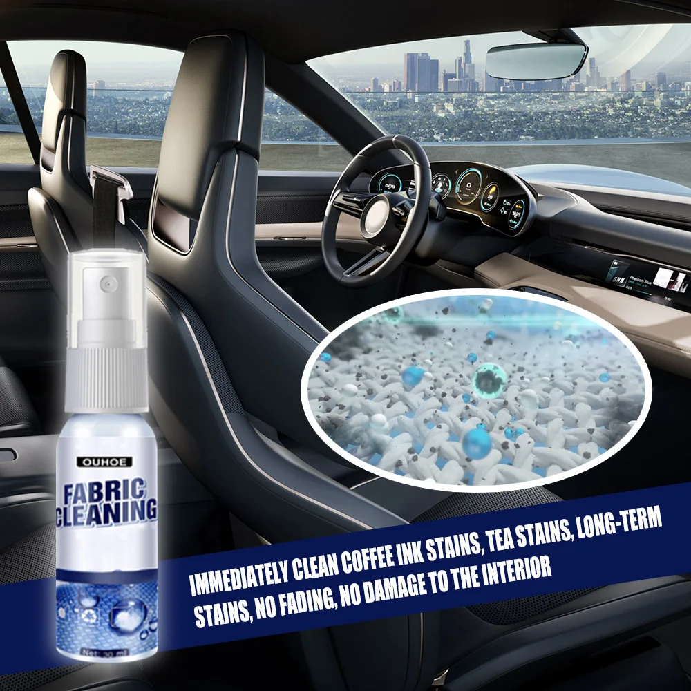 All Purpose Car Upholstery Cleaner Car Seat Roof Dashboard Auto Detail  Liquid Cleaner Leather Flannel Water-free Cleaning Tools - Paint Care -  AliExpress