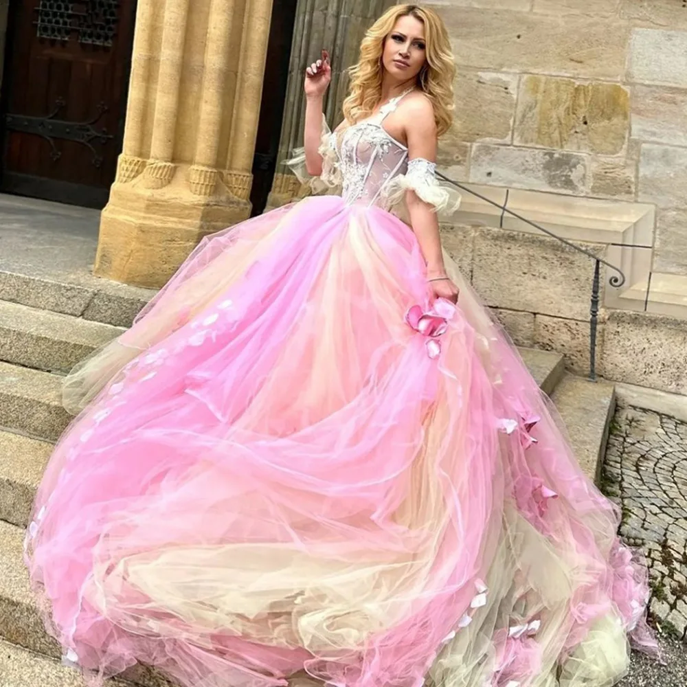 pink fluffy bridesmaid dresses Burgundy / 6