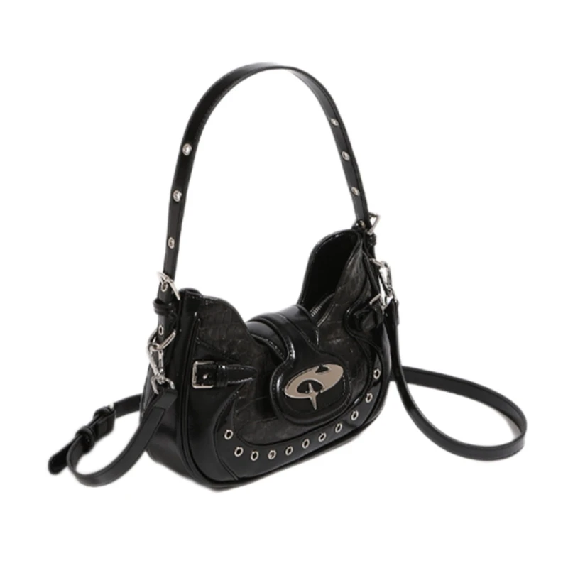 Motorcycle Bag for Women Casual and Practical Shoulder Bag Crossbody Purse Suitable for Weddings and Parties