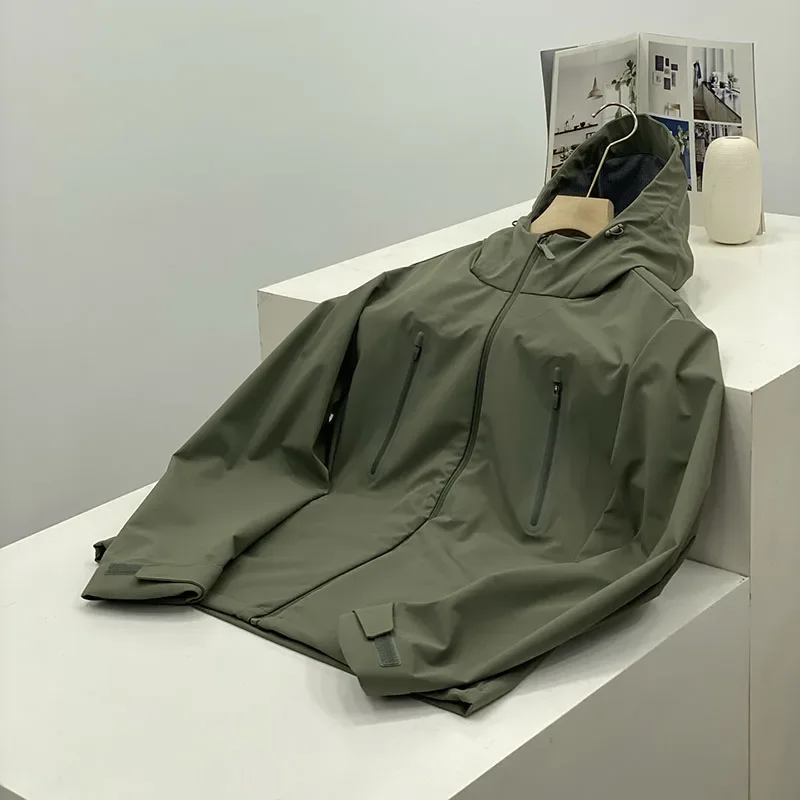 ARC Outdoor-Sport, Radfahren, Angeln, Freizeit, Bergsteigen, wind- und wasserdicht, Reisen, Wandern, modische Herrenjacke – Detail 12