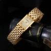 BERNY Gold Watch for Women Square Ladies Quartz Wristwatches Stainless Steel Women Small Gold Watch Luxury Casual Fashion Watch 4