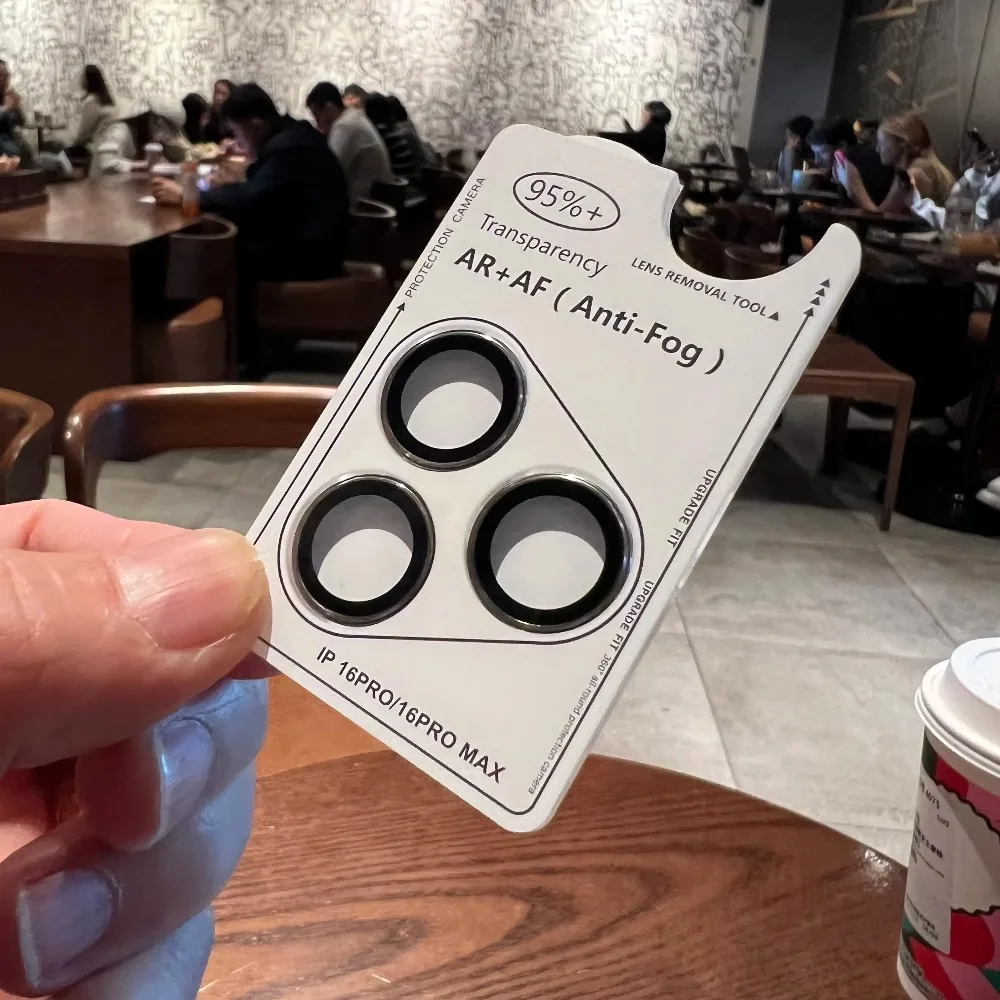 AR HD Tempered Glass Camera Lens Protector with Pry Notch