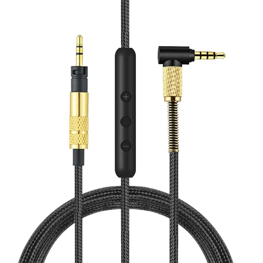 

OFC сменный Плетеный Aux-кабель удлинитель провод для наушников Sennheiser HD 4.30i 4,30G 4.40BT 4,50 BTNC 400S 450BT 458BT