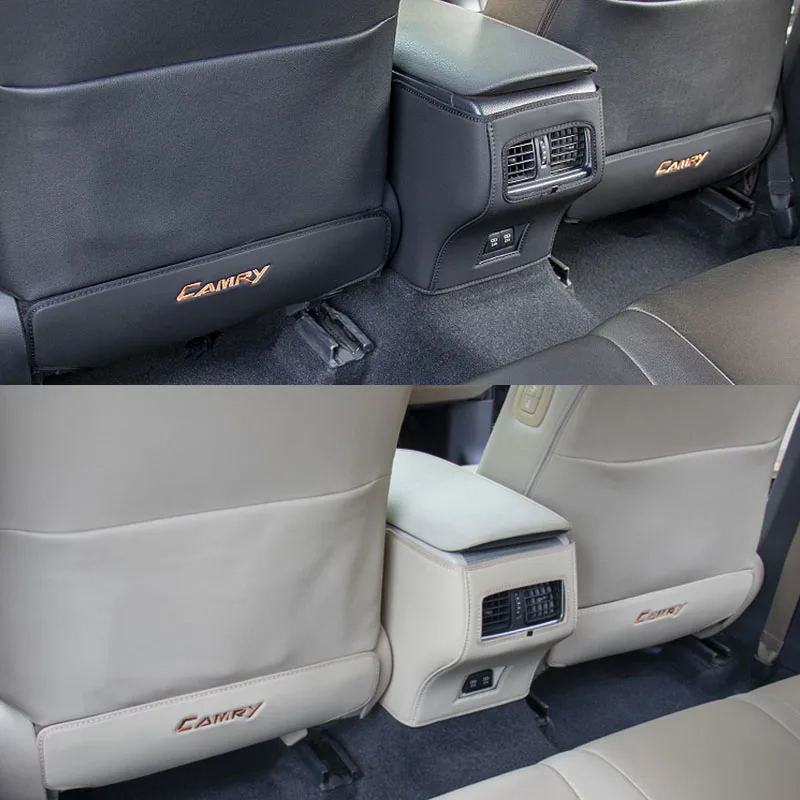 Rear Seat Anti-kick Pad Cover Anti-stepping Mat For Toyota Camry Car Modification Accessories