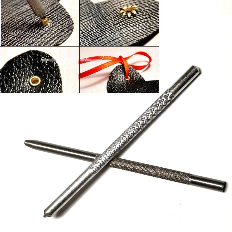 Suitable for Inner Diameter 1mm 1.5mm 2mm Metal Garments Scrapbook Eyelet Installation tools: 1 punching + 1 installer eyelet punch tool set,grommet eyelet kit,grommet punch tool,grommet tool kit,grommet tool