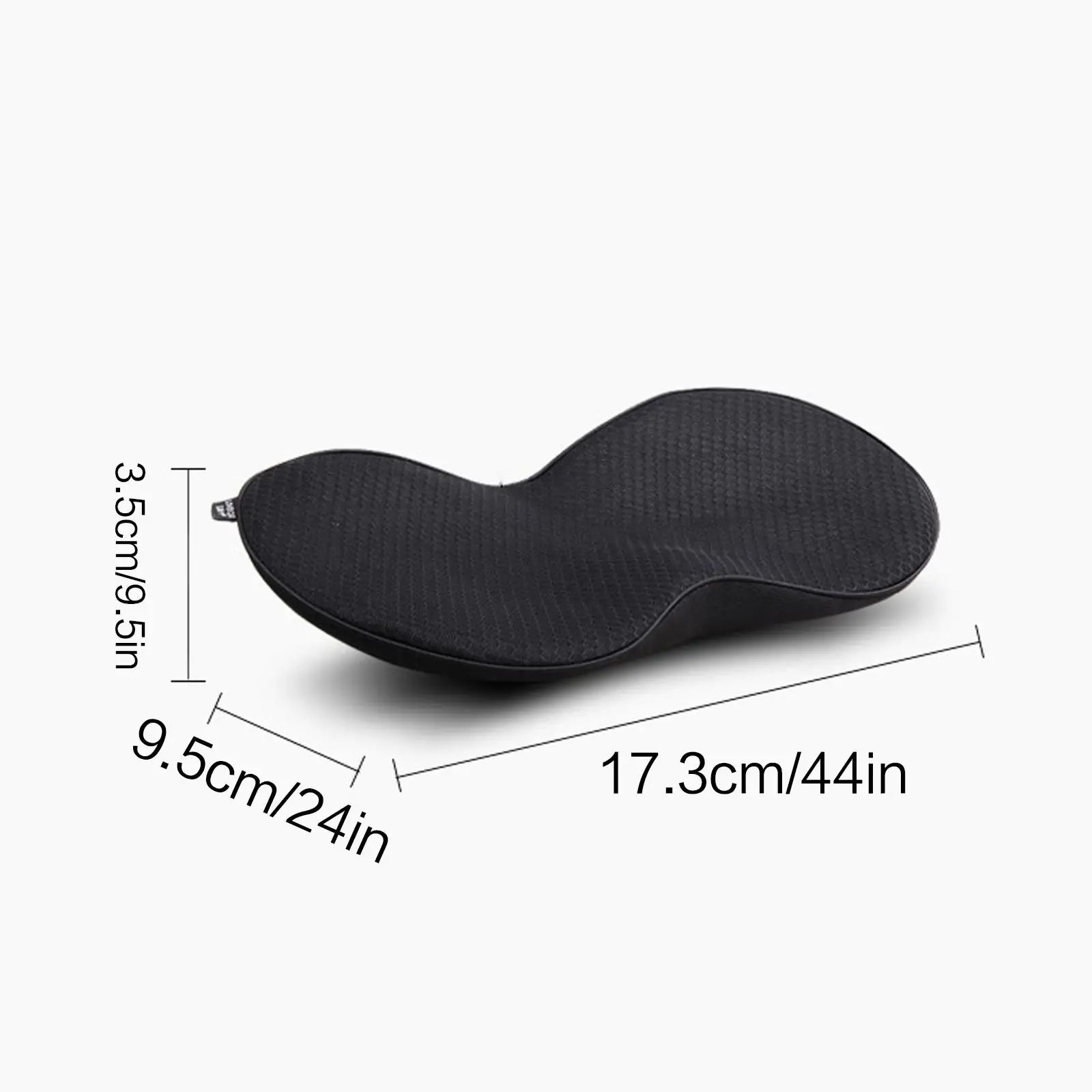 S0b8813aa5a544e9ab183dc4bb589cb21P 2 In 1 Car Seat Cushion Memory Foam Small Waist Pillow Health Protection Cushion Breathable Hip Increase Cushion Car Accessories Mallzona
