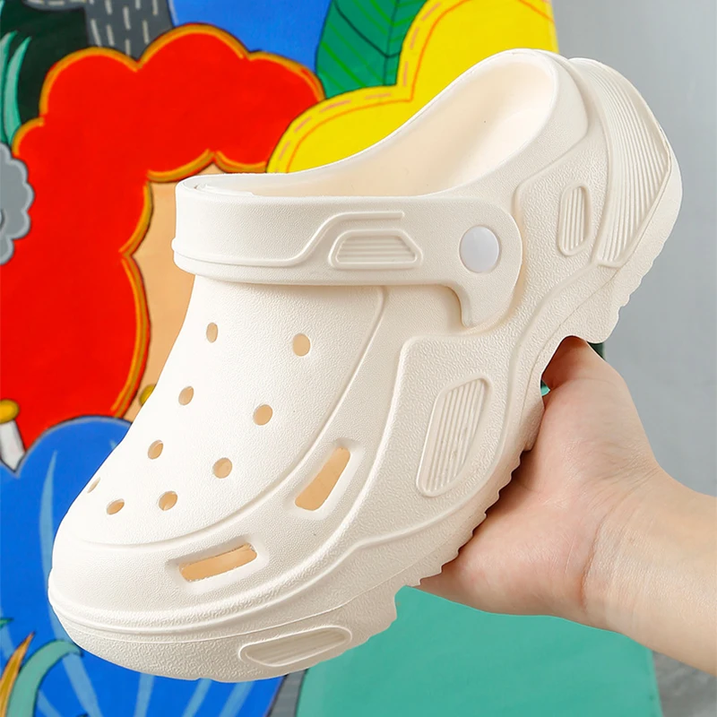 Summer Sandals For Men Women Platform High-heeled Outdoor Non-slip Waterproof