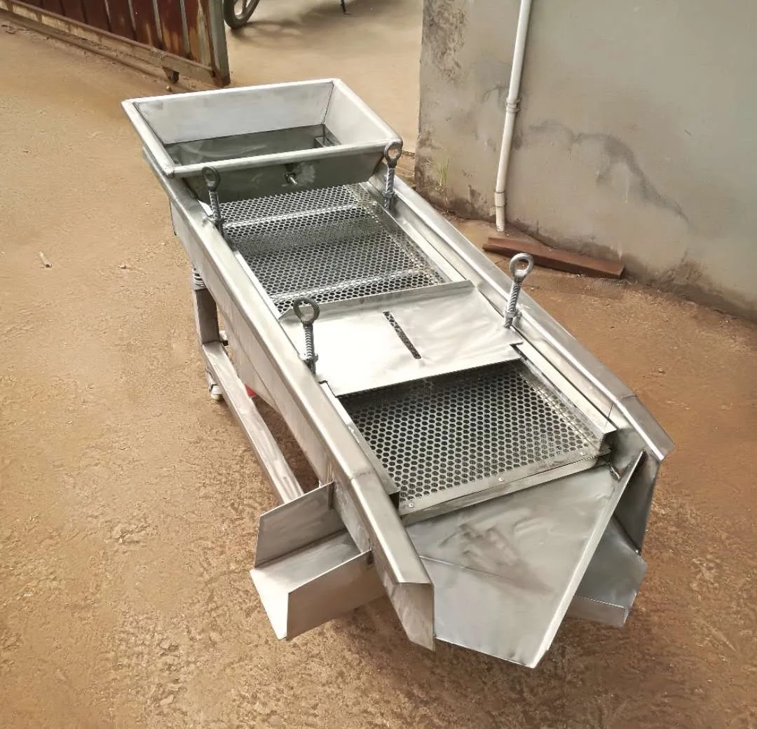 

3-слойная вибрационная сортировочная машина из нержавеющей стали, линейное электрическое вибрационное сито может быть изготовлено на заказ