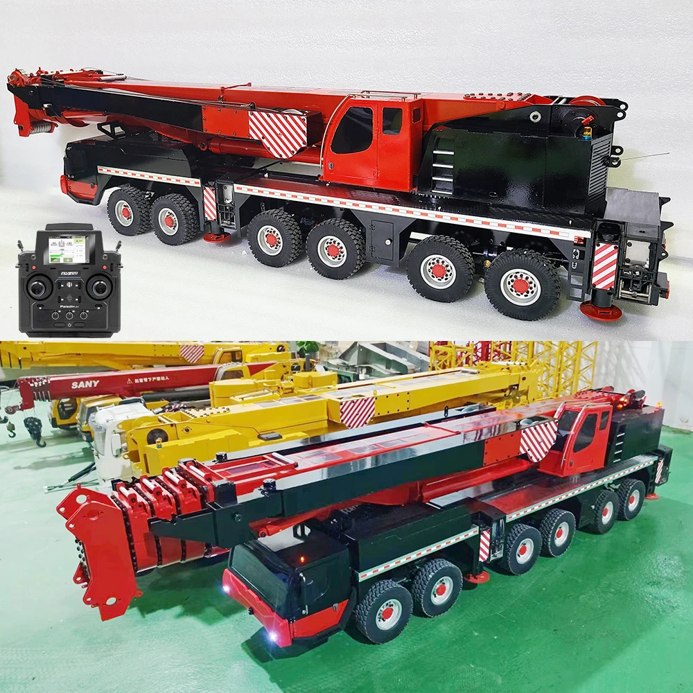 RCCrane114RemoteControlMetalCraneModelToyRTRwithLightand