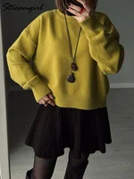 Women Two Piece Set Mini Skirt And Sweater Matching Sets Autumn Winter Sweaters Brown Chocolate Knit Skirt Sets Women 2 Piece - Image 2