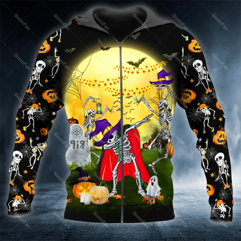 

Halloween Love Reaper Skull 3D Full Printed Zipper Jackets Hoodies Mens Coat Unisex Outwear Hooded Pullover Female Casual Top 01