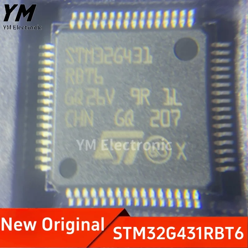 

New Original STM32G431RBT6 LQFP-64 ARM Cortex-M4 32-bit Microcontroller