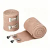 1Roll Premium Elastic Bandage Wrap – Strong Compression Bandage Wrap with Extra Clips for Sports, Sprains, Wrist, Ankle and Foot