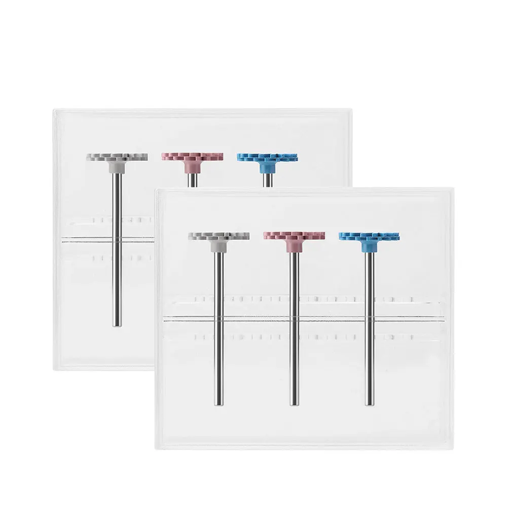 AZDENT Dental Composite Polierscheiben-Set RA 3-stufiges Poliersystem 14 mm Rad-Gummipolierer HP 2,35 mm Zahnarztwerkzeuge – Detail 10