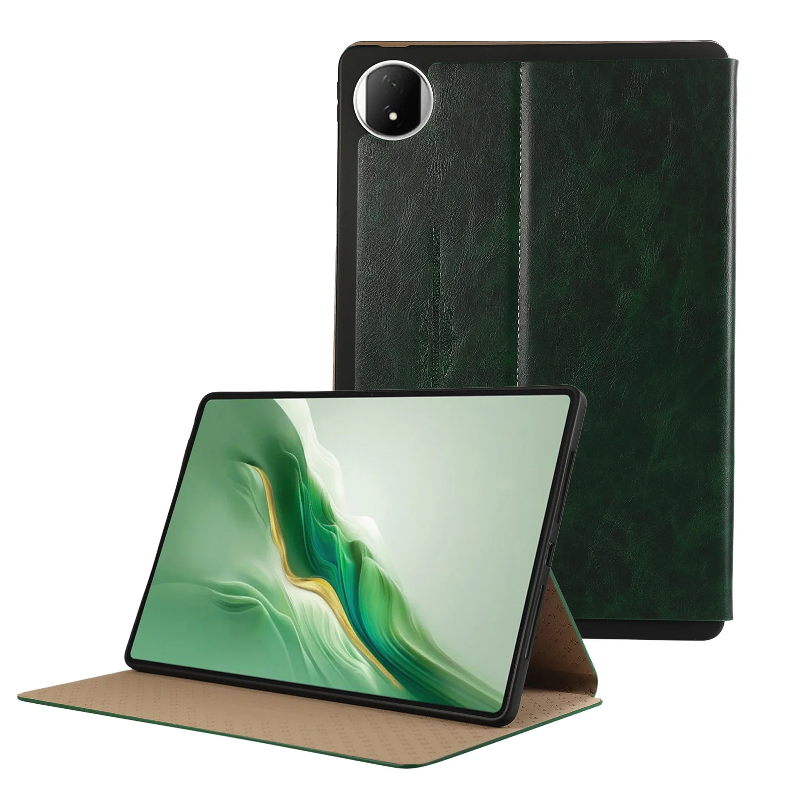 Floral Leather Flip Shockproof Tablet Case