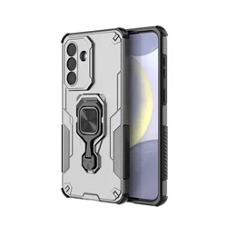 Magnetic Armor Shockproof Case with Metal Ring Stand - A16 4G or A16 5G (Gray)