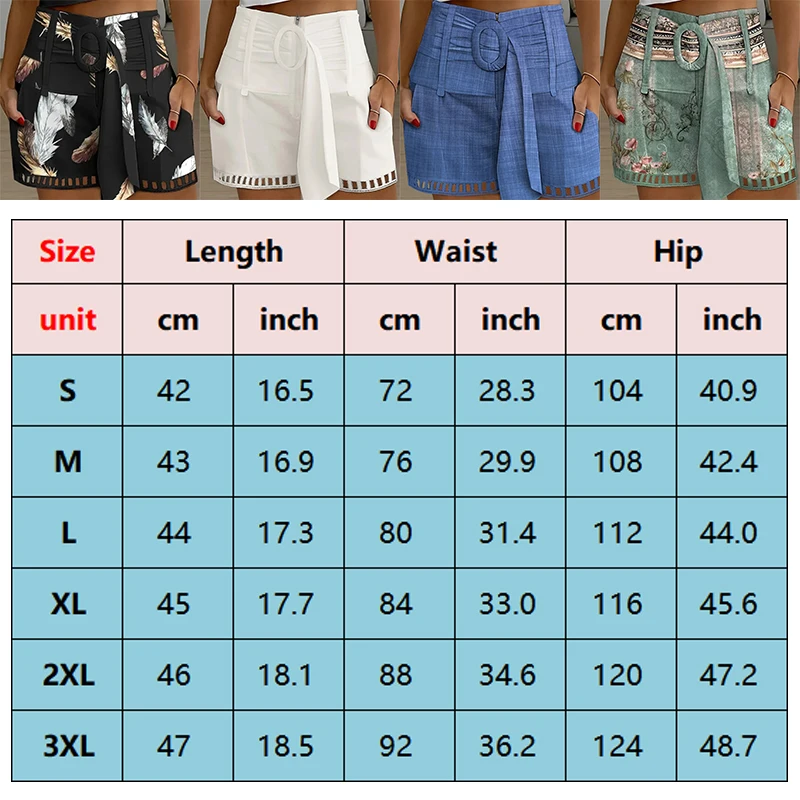 Women's Summer Shorts 2023 Cotton Casual Shorts Printed Classic Linens Straight Short Pants Student Women Beach Daily Shorts