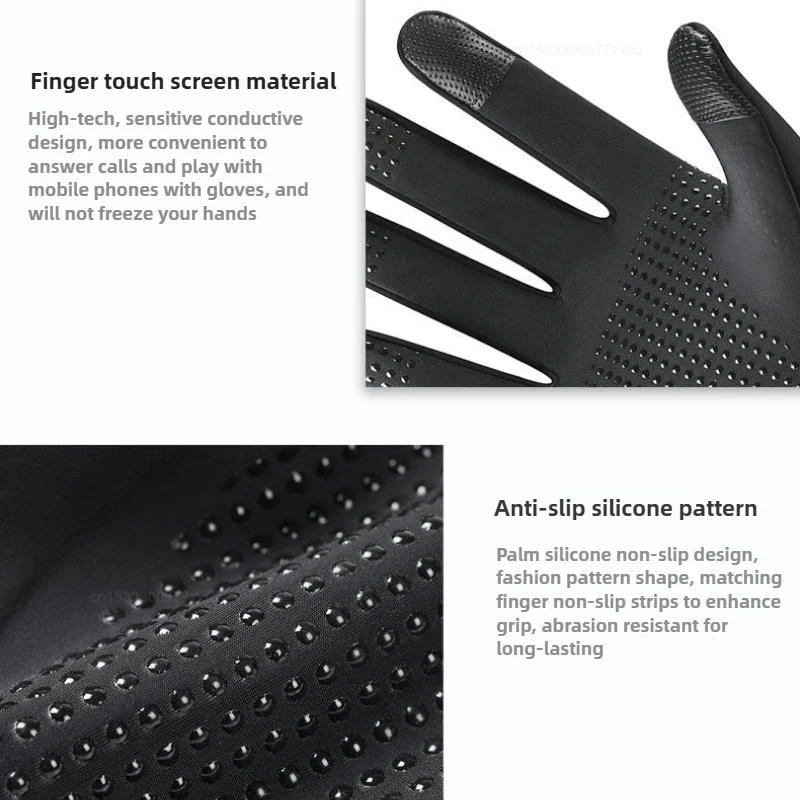 Warm Gloves Xiaomi Winter Men Women Wind Waterproof Non-slip Touch Screen Thermal Sports Hiking Skiing Fishing