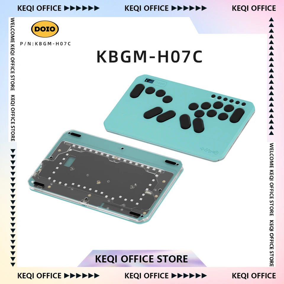 DOIO HITBOX KBGM-H07C アルミレバーレスコントローラー DOIO HITBOX KBGM-H07C Mini Keyboard Aluminum Alloy PBT