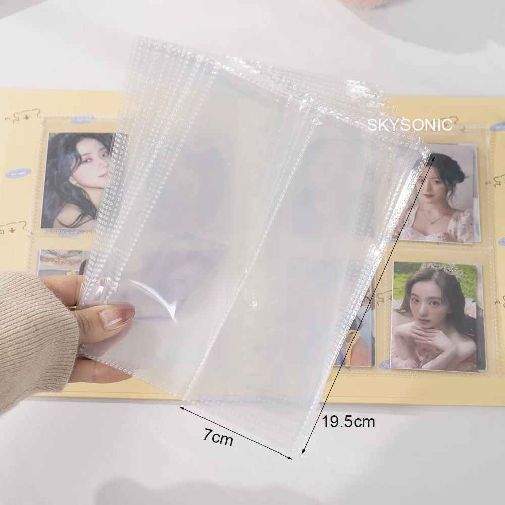 SKYSONIC A5 Binder Collect Book with Kawaii Grid Cover for Photos, Postcards & DIY Projects
