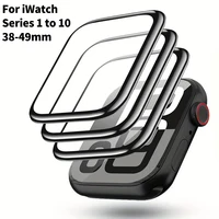Protecteur d'écran pour Apple Watch série 10 9-8-7-6 5 Se ultra-2 49mm 41mm 45mm 40 44mm 3D (verre non trempé), accessoires de Film 1